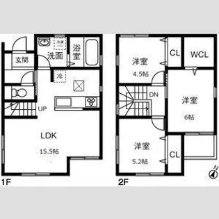 LAND COURT 豊明前後町の間取り