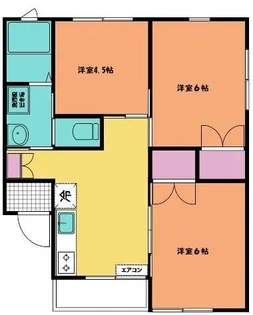 ボワベール【1階】の間取り