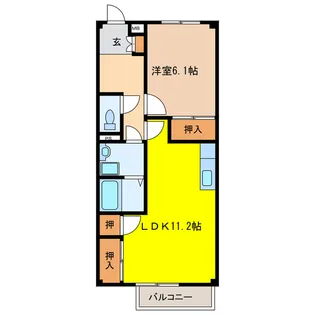 サープラス和【1階】の間取り