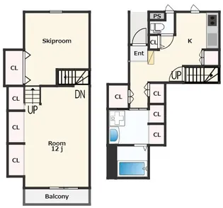 ココカラハウス石井 D【1階】の間取り