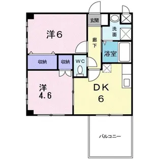 コンフォートヒルIV【2階】の間取り