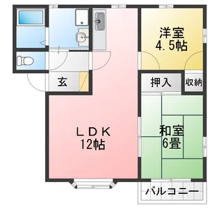 山崎コーポ【2階】の間取り