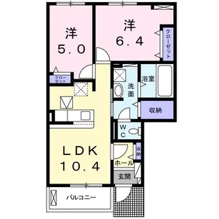 インフォレスト横浜B棟【1階】の間取り