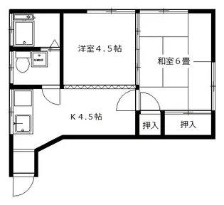 とき和荘【2階】の間取り