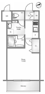 ハーモニーレジデンス菊川ステーションフロント【7階】の間取り