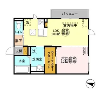 Royal Park HIMEKO I・J【1階】の間取り