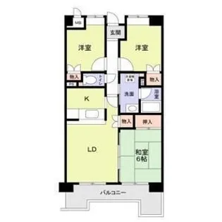 ヴェルドミール平城山【5階】の間取り