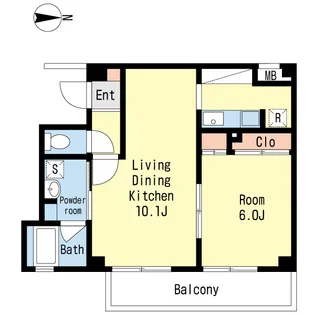 ホワイトネージュ【3階】の間取り