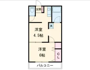 メゾン大澤【2階】の間取り