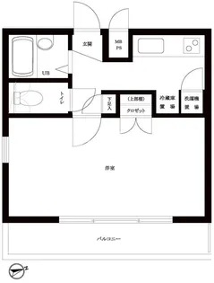 ルーブル中馬込壱番館【5階】の間取り