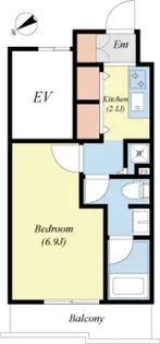 スカイコートグランデ清澄白河【5階】の間取り