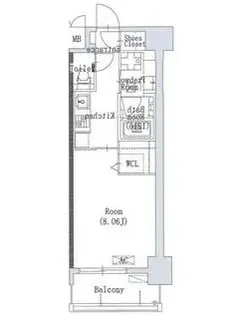 MAXIV上名古屋【7階】の間取り