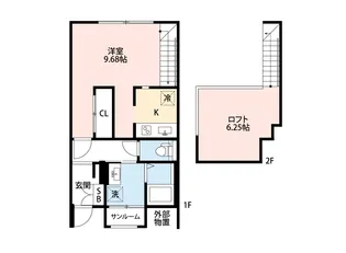 サンマリノ【1階】の間取り