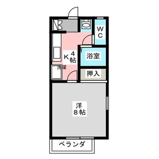 エトワール高山【1階】の間取り