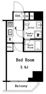 ヴォーガコルテ横濱吉野町【5階】の間取り