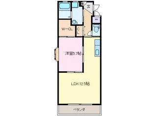 エトワール羽山【3階】の間取り