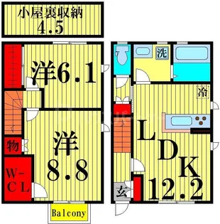 ラ・ルーチェCの間取り