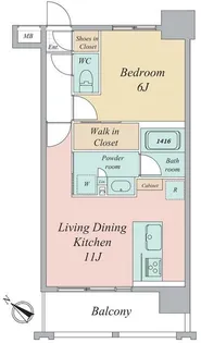 グランカーサ曳舟【8階】の間取り