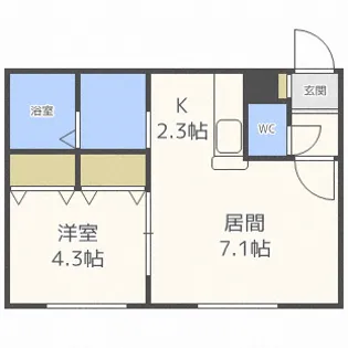 シリウスタウン【4階】の間取り