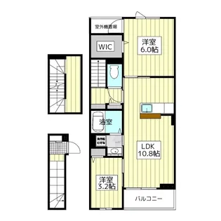 ソレイユ緑ヶ丘【3階】の間取り