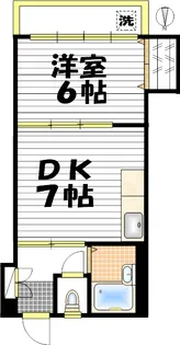 アベマンション【3階】の間取り