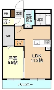 新築 昭和町ユーミーマンション【2階】の間取り
