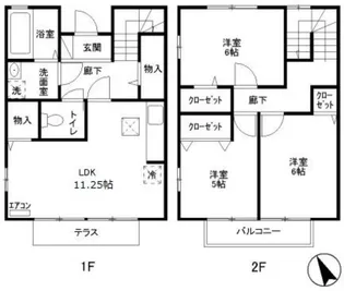 ディアパンジーの間取り