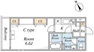Avenir-S 西船橋【3階】の間取り