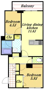 エトワール・フィラント【3階】の間取り