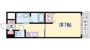 KHKコート板宿【7階】の間取り