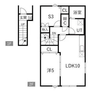 EQUUS C棟【2階】の間取り