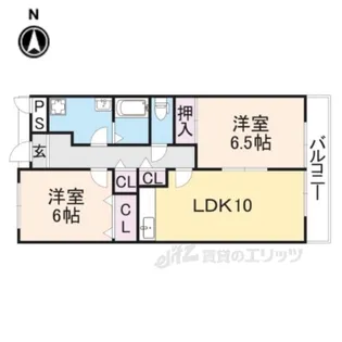ワシントンアヴェニュー【5階】の間取り