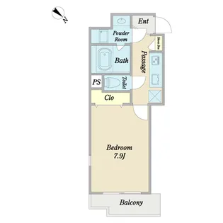 フォーリーフ南行徳【6階】の間取り