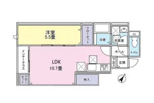 THE HOUSE Nishi Hachioji【1階】の間取り