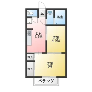 メゾン祐久【2階】の間取り