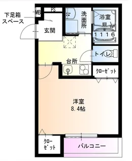 フジパレス南清水町サウス【3階】の間取り