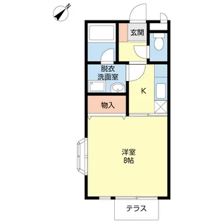 アスールヴィラ【1階】の間取り