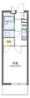 レオパレス万平【3階】の間取り