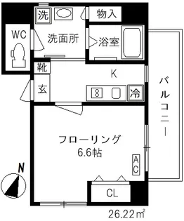 ラグジュアリーアパートメント本郷【9階】の間取り