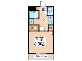 リバ-サイド二色の浜【2階】の間取り