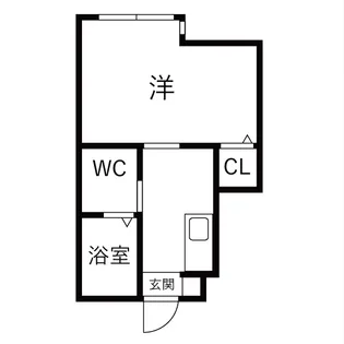 ガーデンテラス初台【1階】の間取り