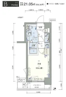 ヴェルト墨田ノース【3階】の間取り