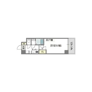 サンエスパシオ美園【9階】の間取り
