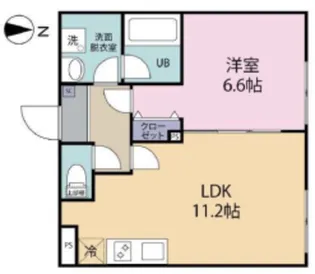 HWHILLS綾瀬【2階】の間取り