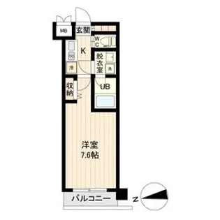 デュオフィール仙台東【3階】の間取り