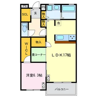 Riviest(リヴィエスト)【3階】の間取り