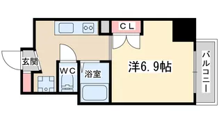 ル・パルトネール梅田北【3階】の間取り