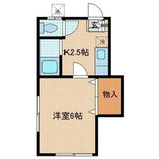 グリーンパレス【2階】の間取り