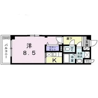 エクセレント【2階】の間取り