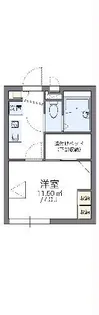 レオパレスソレーユ萩崎【1階】の間取り